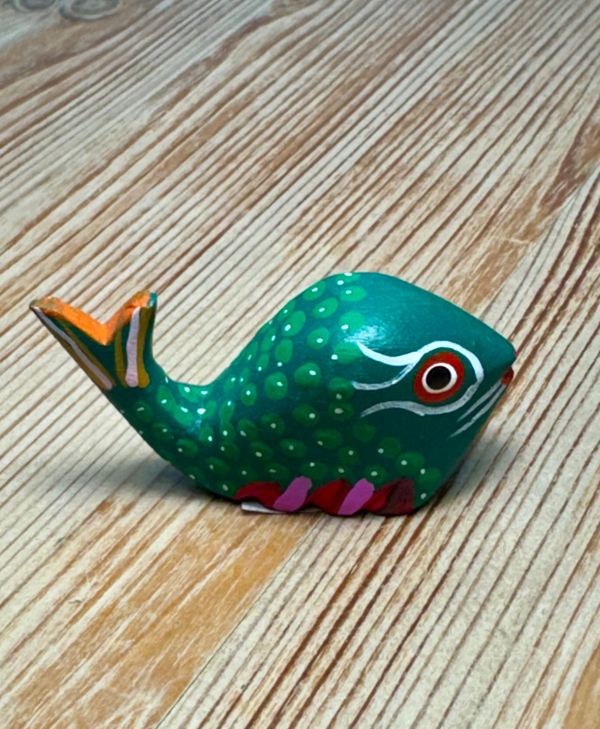 Alebrijes Colorful Fish - Hand-Painted Mexican Folk Art 1.5" x 2"