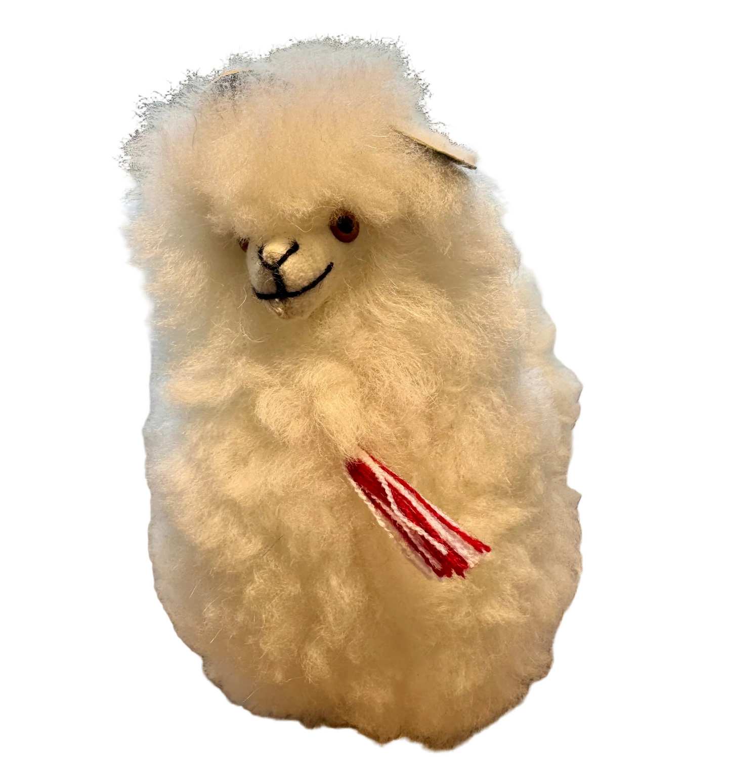 Alpaca Doll - Made with Peruvian Alpaca Wool 6" X 7"