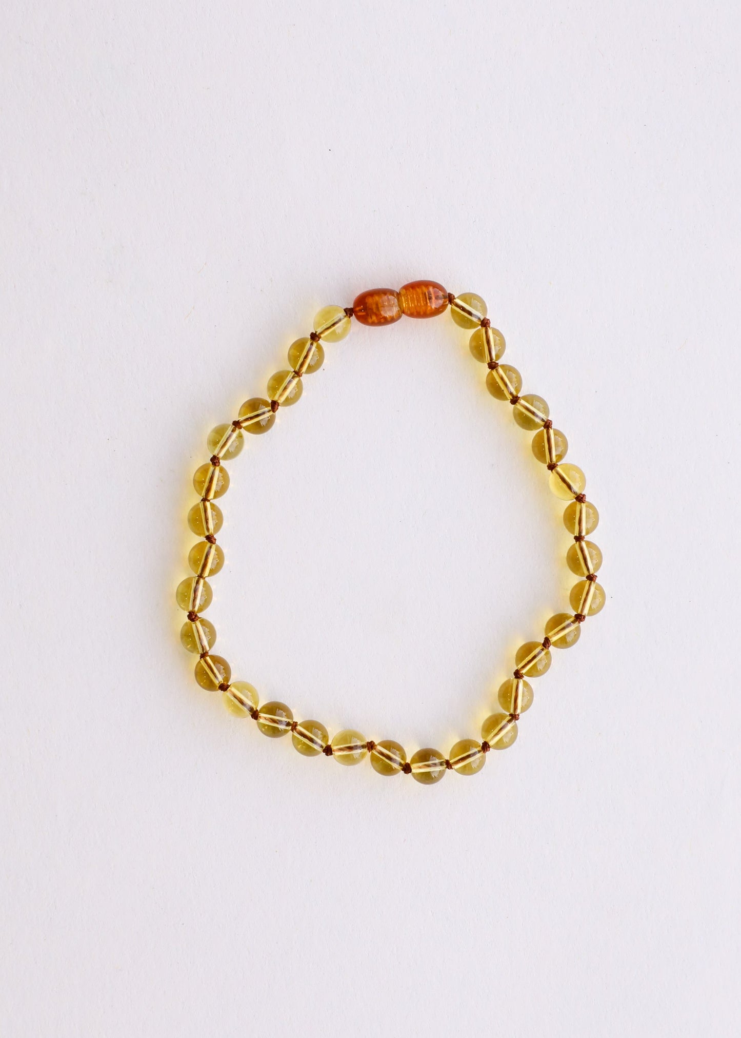 Pure Citrine Gemstone Bead Necklace | Baby, Child & Adult Sizes