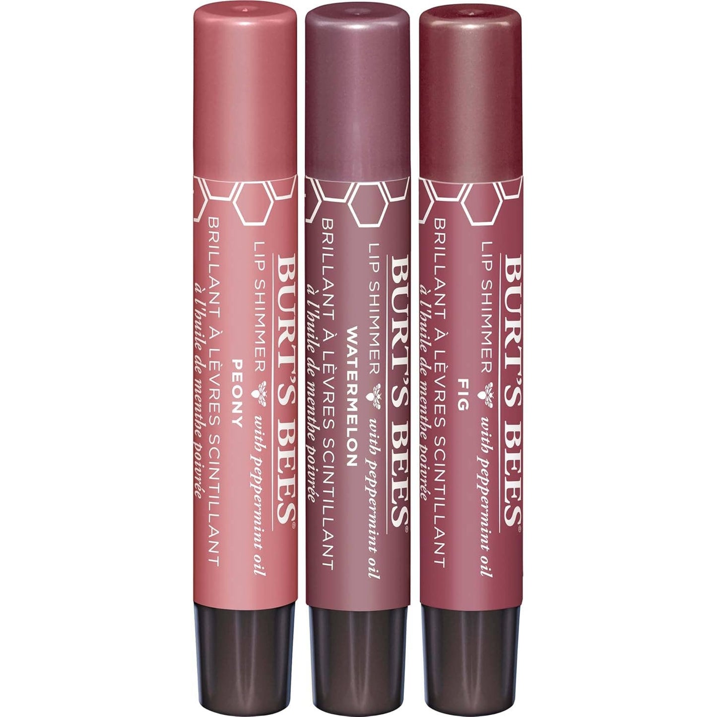 Petal Kisses Hydrating Lip Balm Shimmers 3-pack