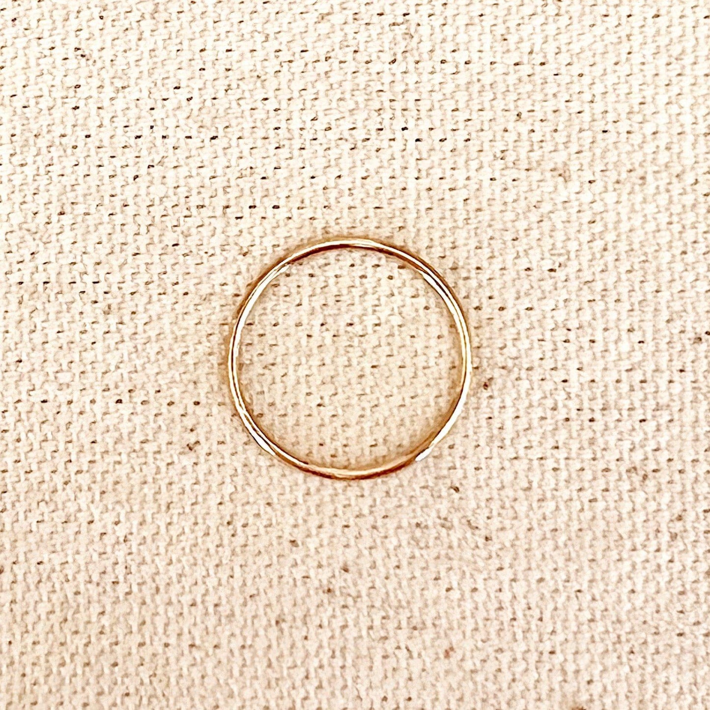 14k Gold Filled 1mm Plain Stackable Ring