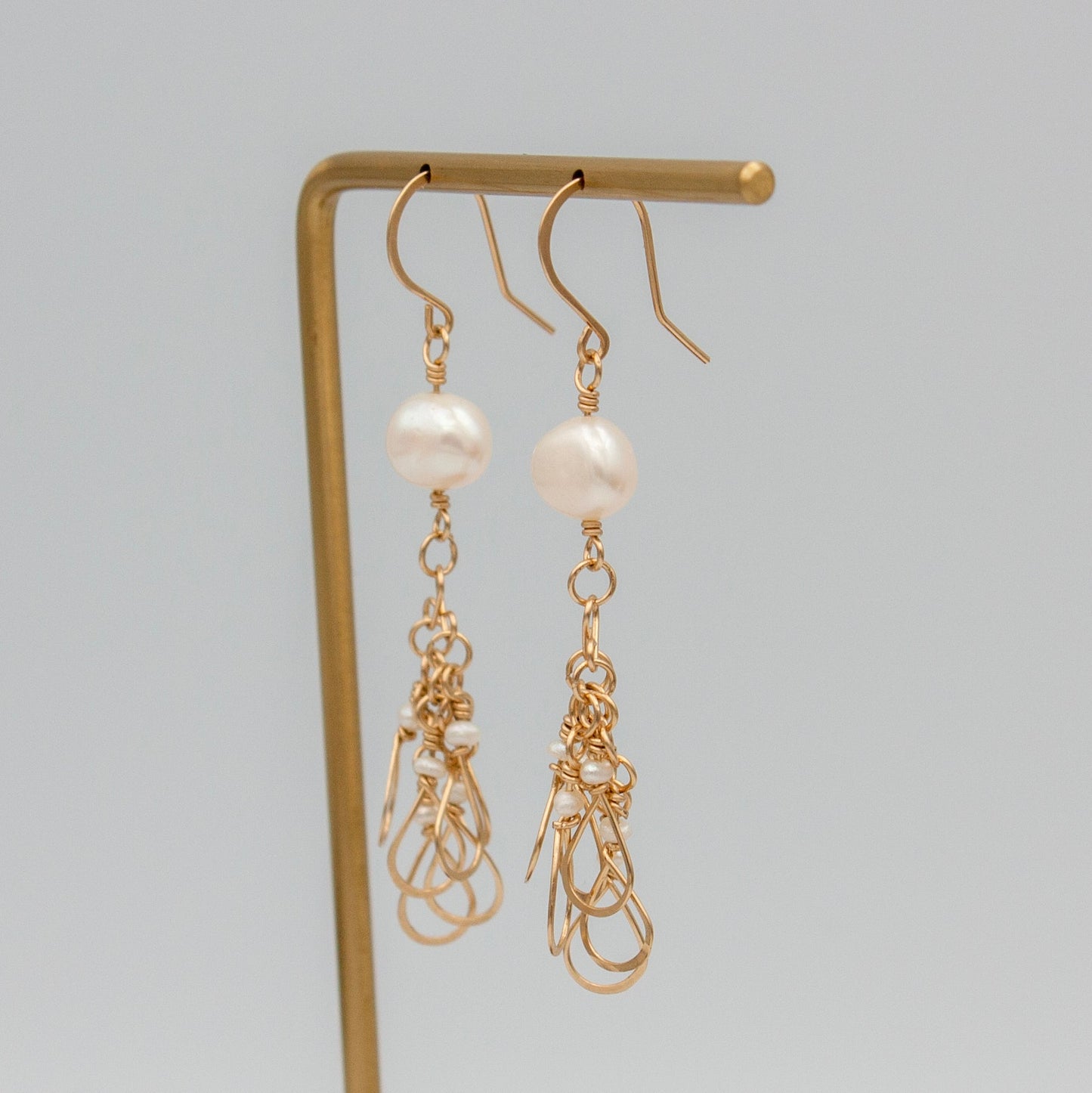 14K Gold-Filled Freshwater Pearl Drop Earrings