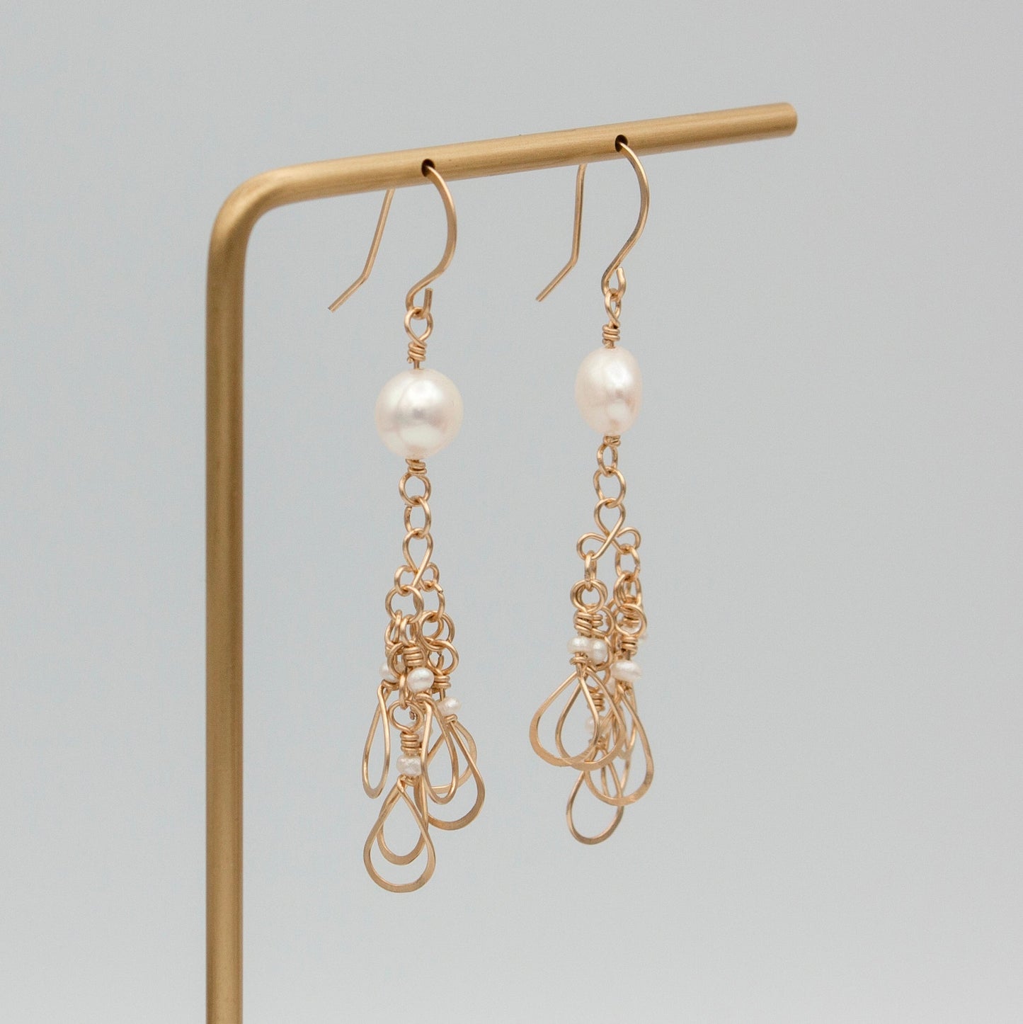 14K Gold-Filled Freshwater Pearl Drop Earrings