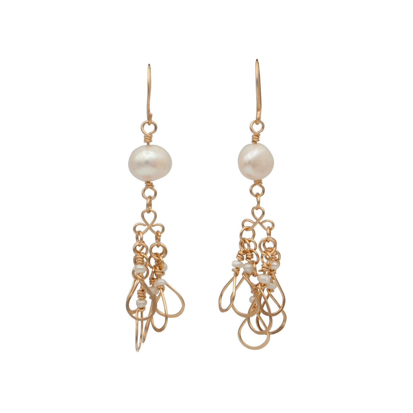 14K Gold-Filled Freshwater Pearl Drop Earrings