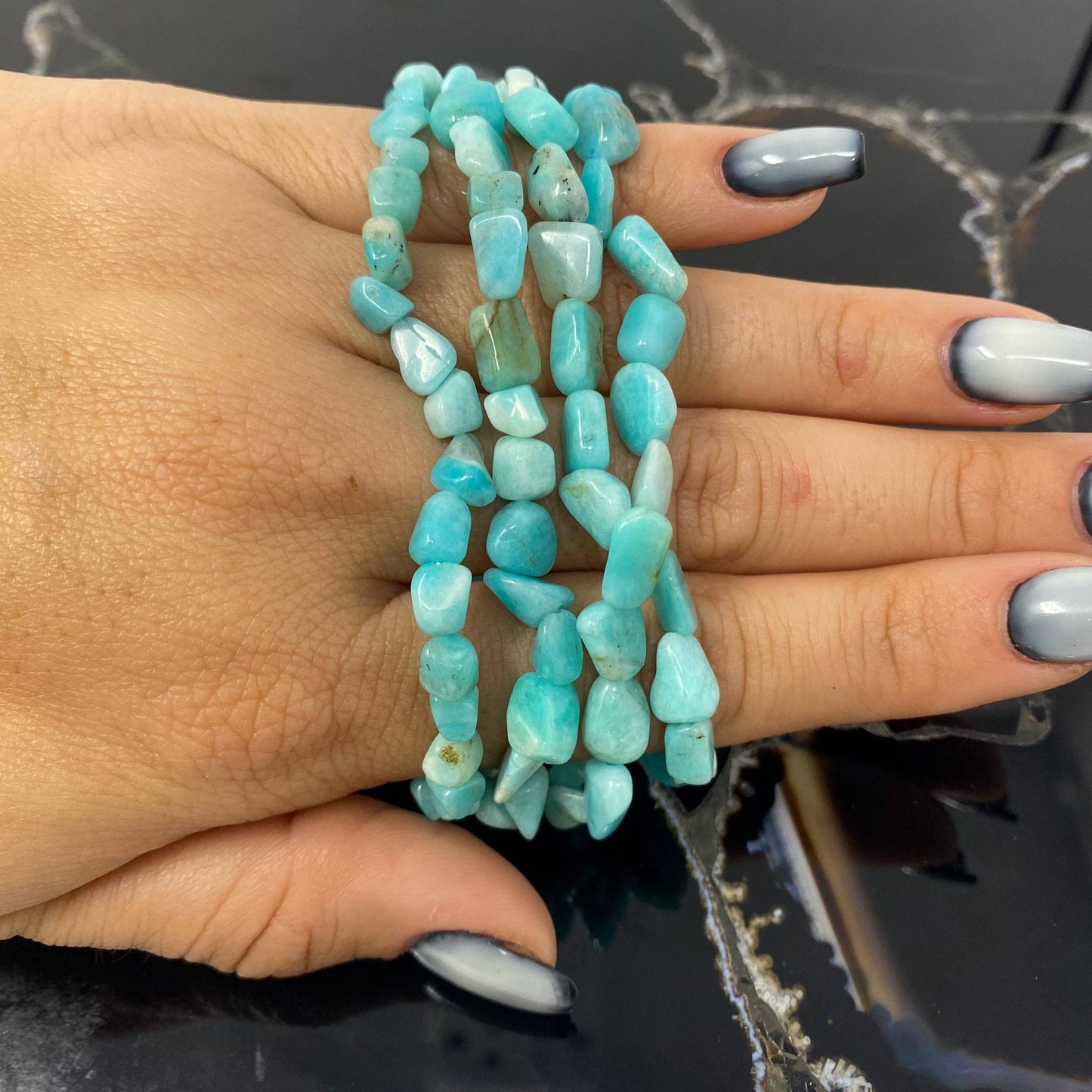 Freeform Amazonite Bracelet- 1 bracelet