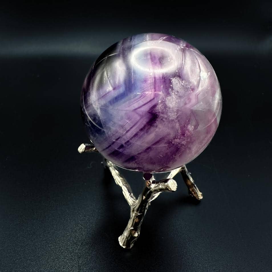 Rainbow Fluorite Sphere