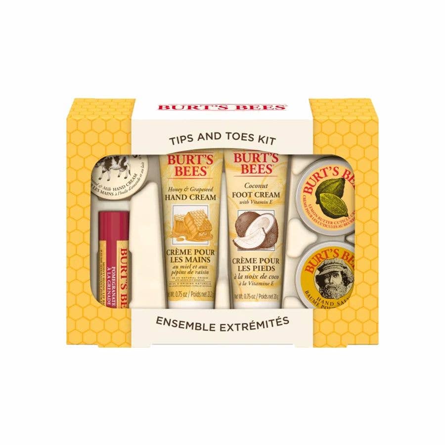 Tips and Toes 6 Piece Body Care Gift Set