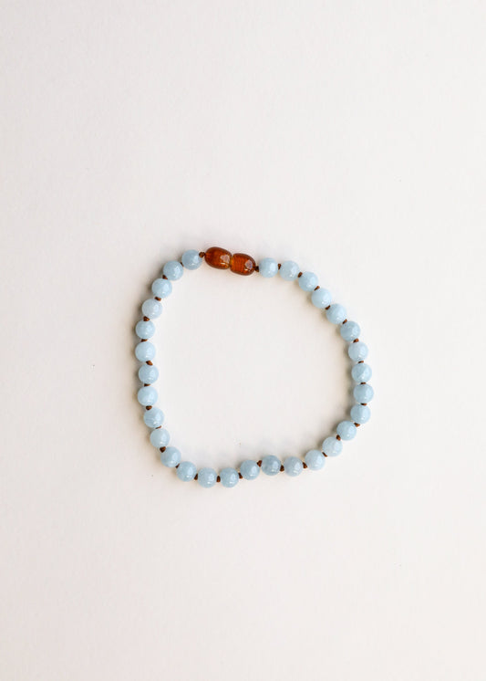 Pure Aquamarine Gemstone Bracelet & Anklet