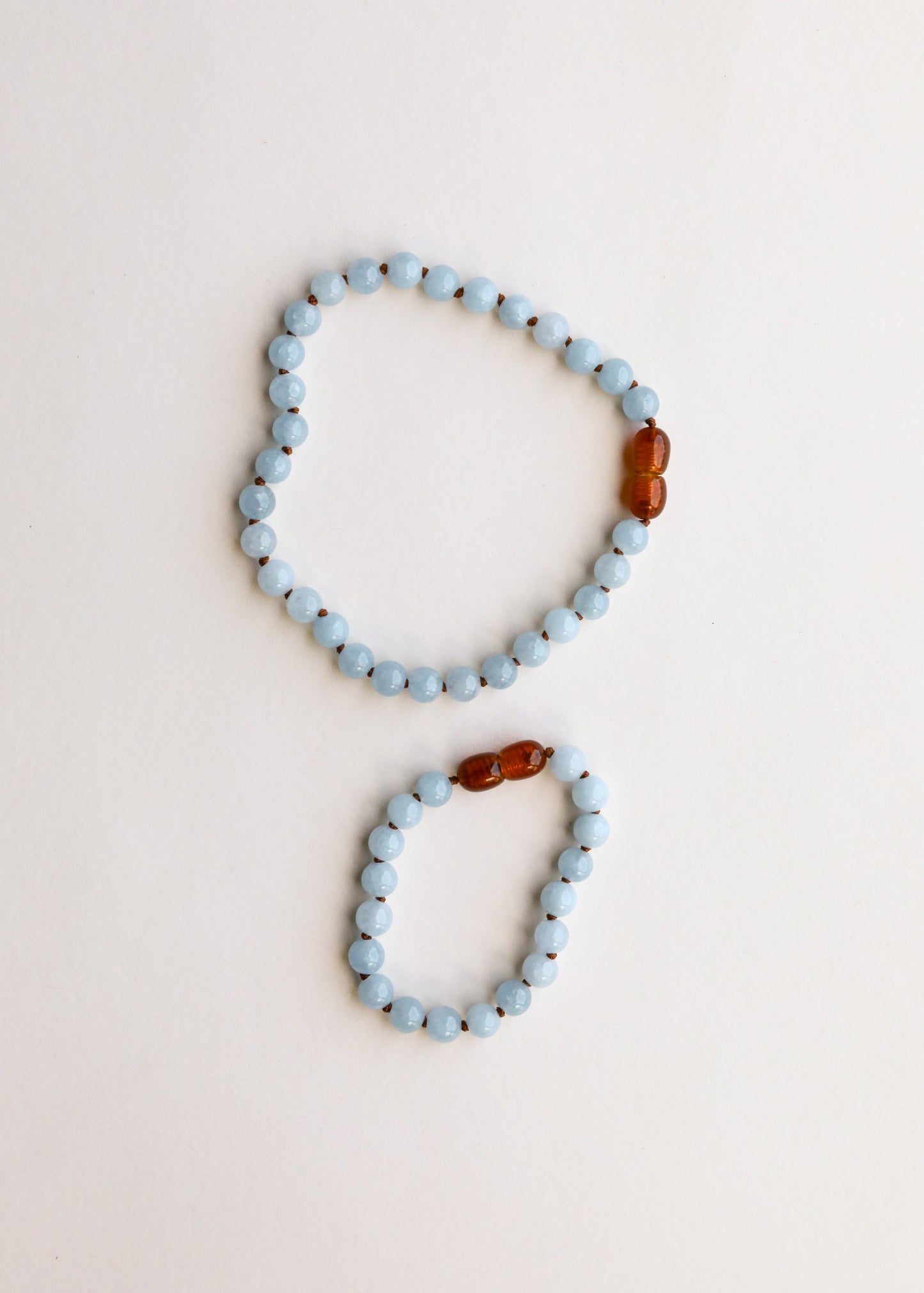 Pure Aquamarine Gemstone Bracelet & Anklet