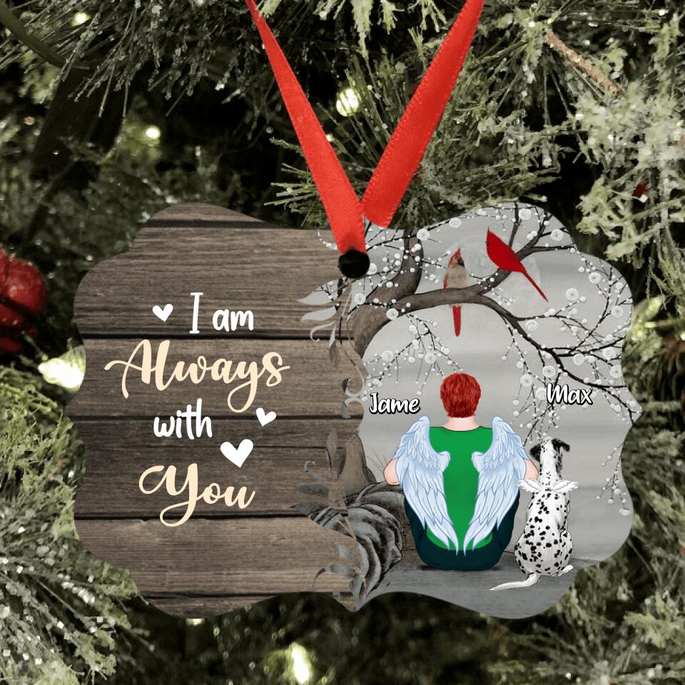 Personalized Pet Memorial Ornament | Up to 4 Pets | Aluminium or Circle Style | Dog & Cat Gift