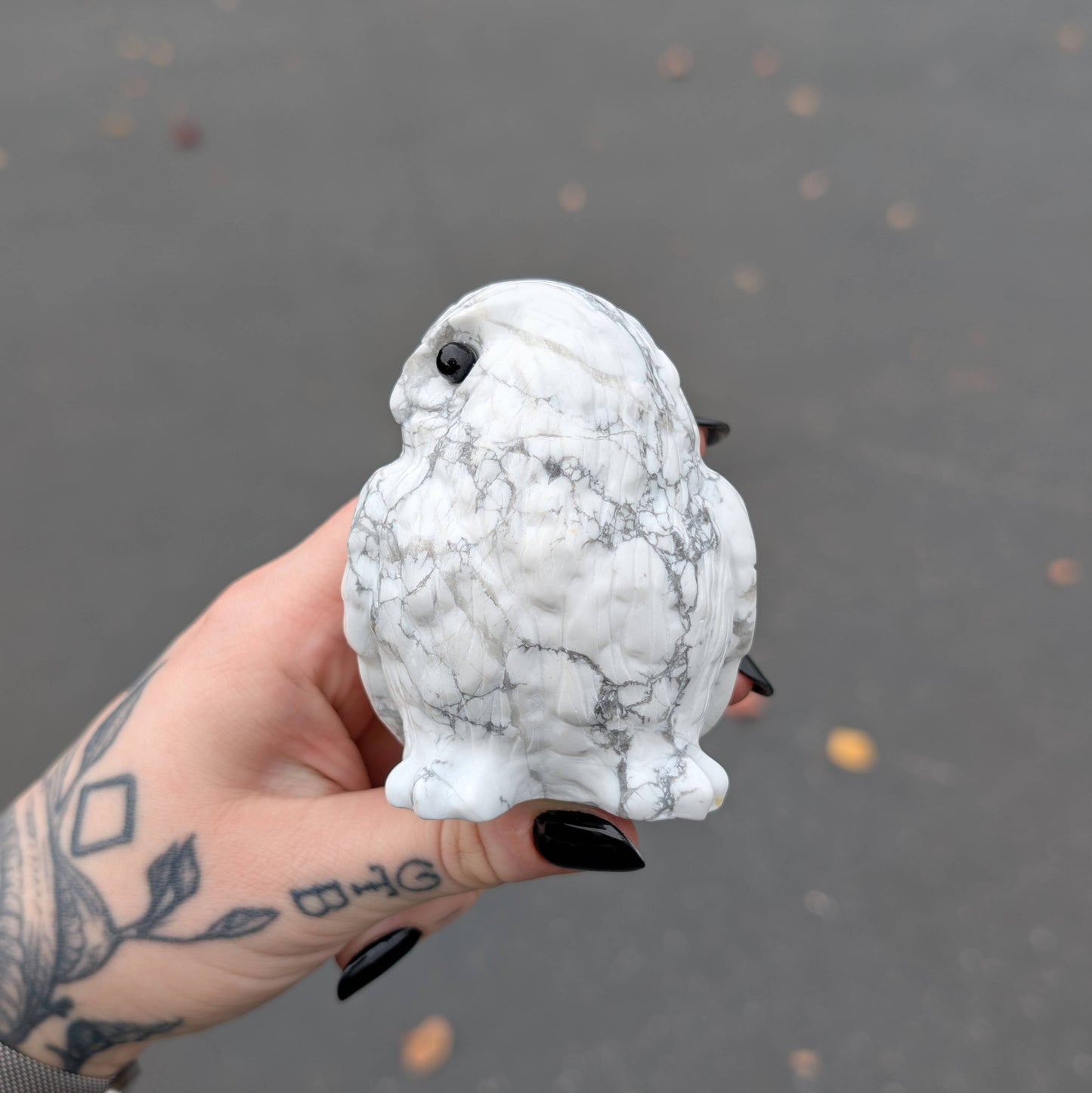 Howlite Snow Owls