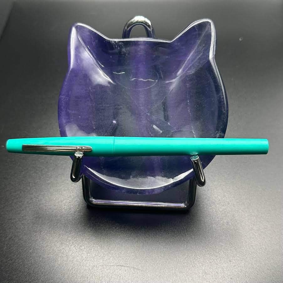 Purple Fluorite Cat Dish