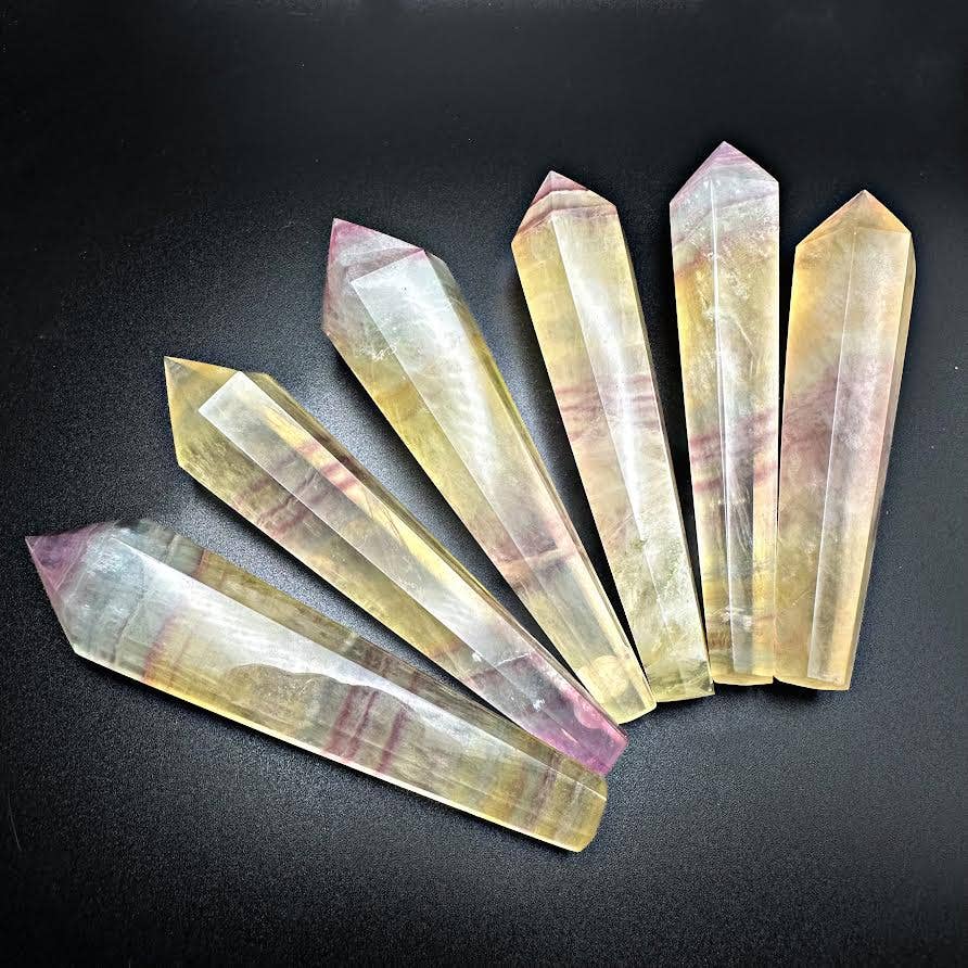 Yellow Candy Fluorite Wand