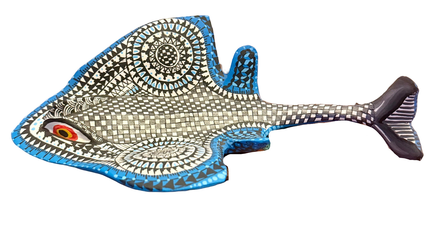 Oaxacan Alebrije - Hand-Painted Stingray