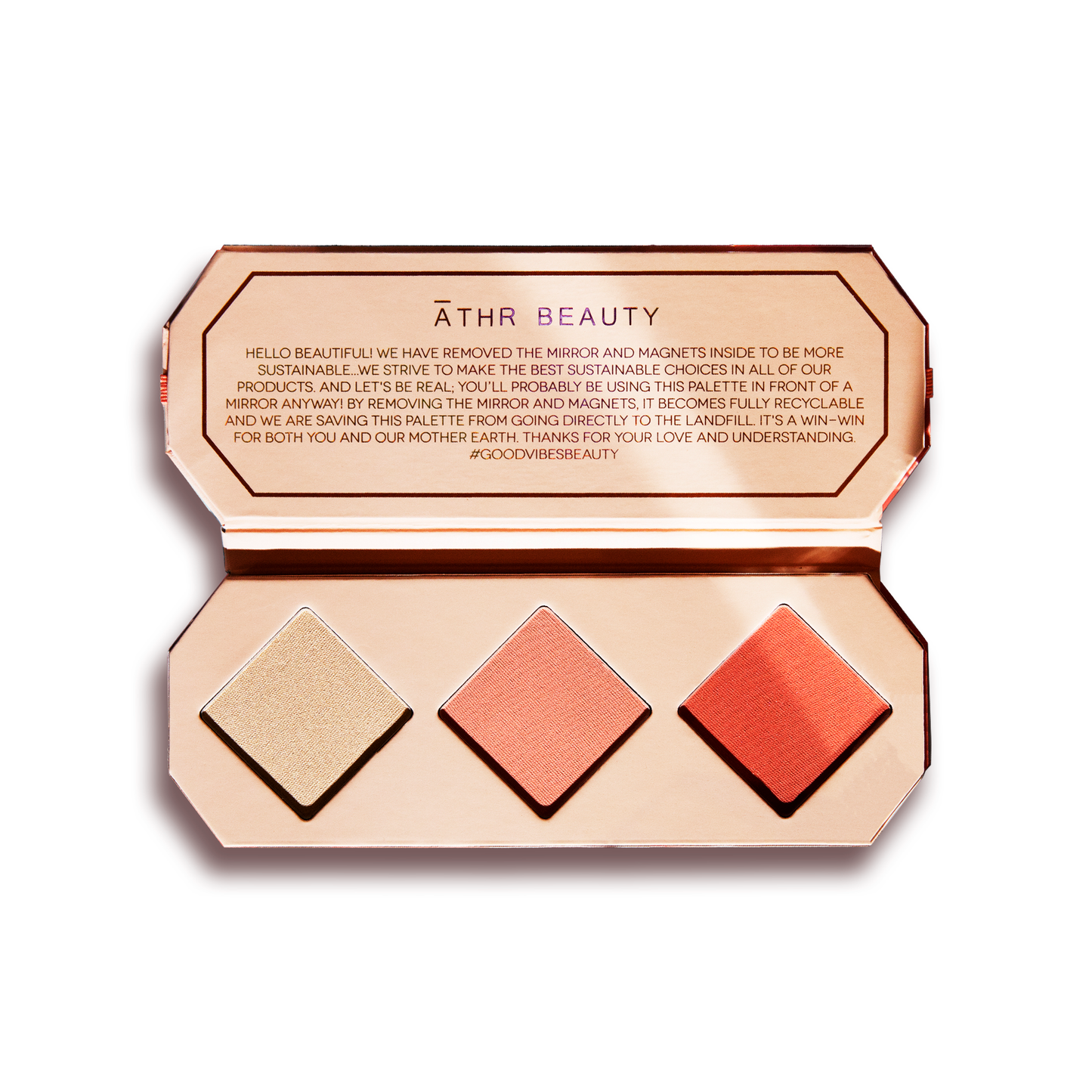 Crystal Charged Cheek Palette – Blush & Highlighter Trio