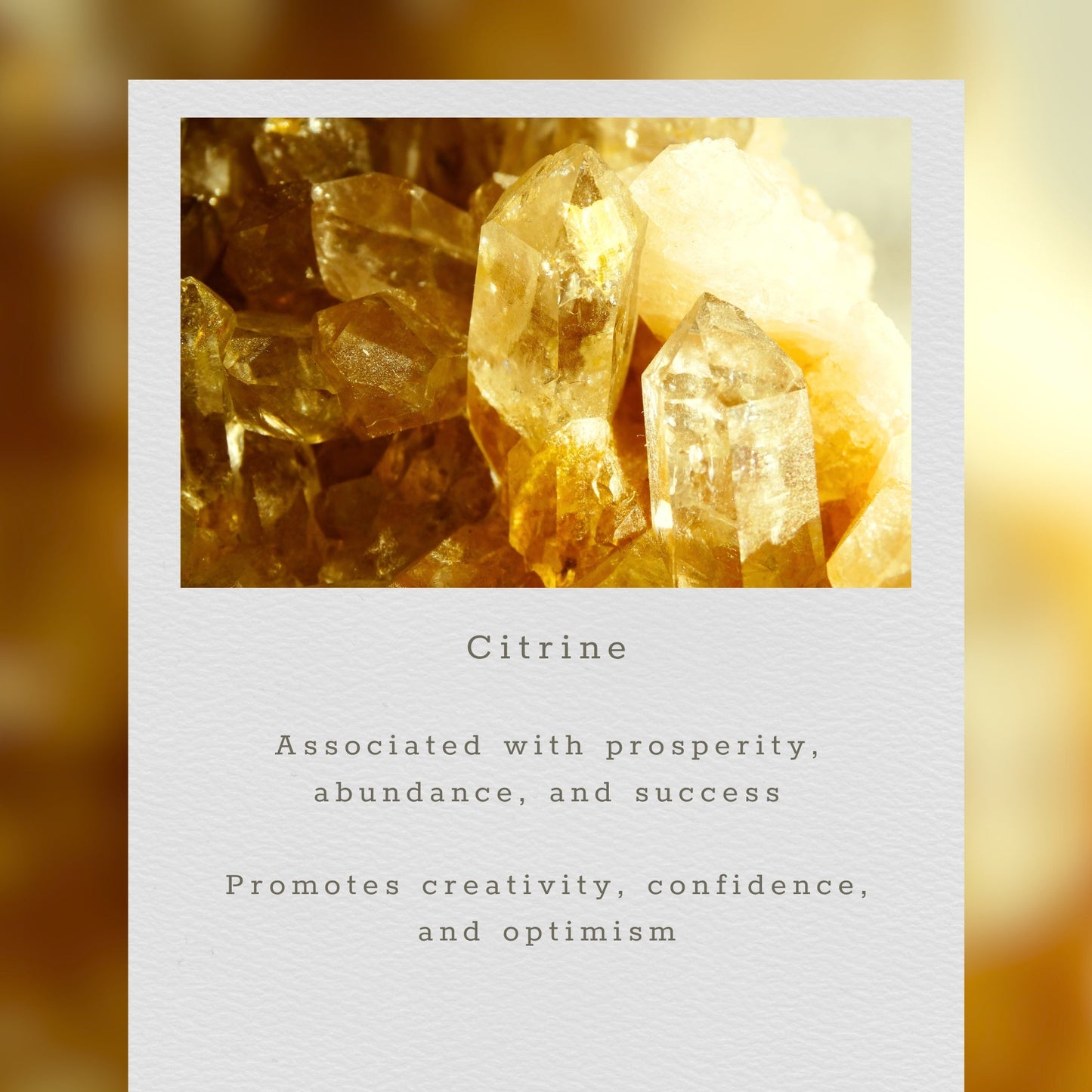 Citrine Sparkler Necklace | Gemstone Station Necklace in Gold