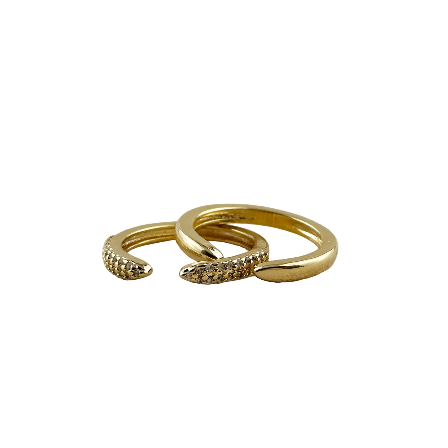 18k Gold Filled Open Top Stackable Ring