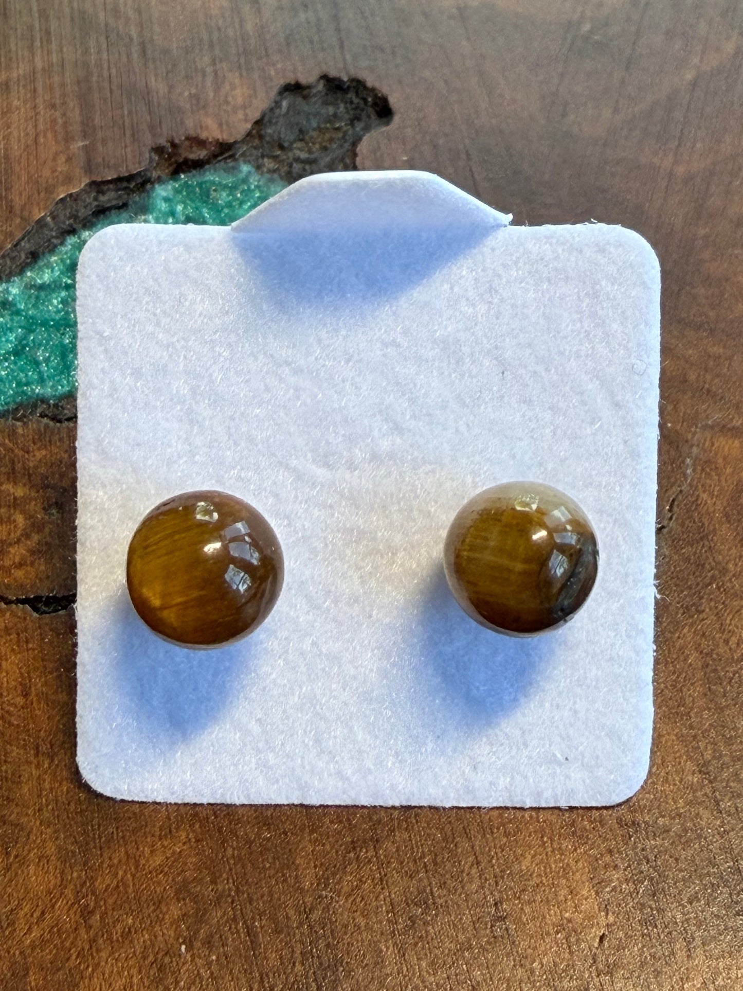 Semiprecious Gemstone Stud Earrings