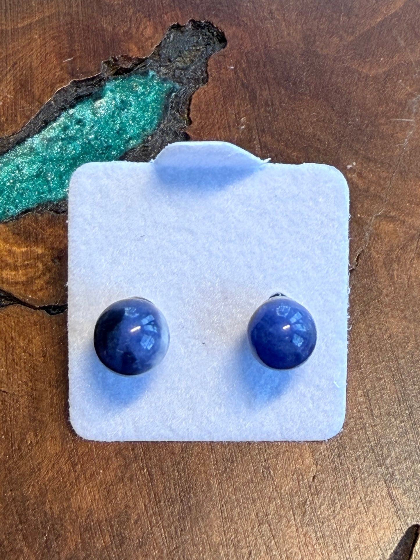 Semiprecious Gemstone Stud Earrings
