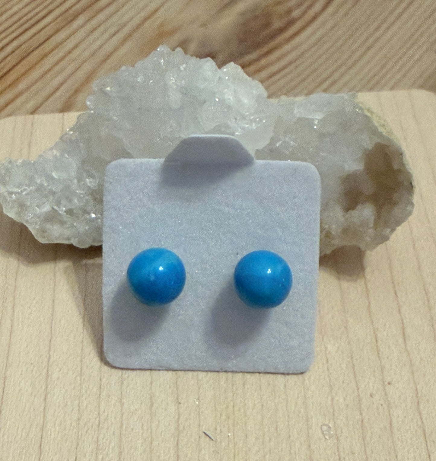 Semiprecious Gemstone Stud Earrings