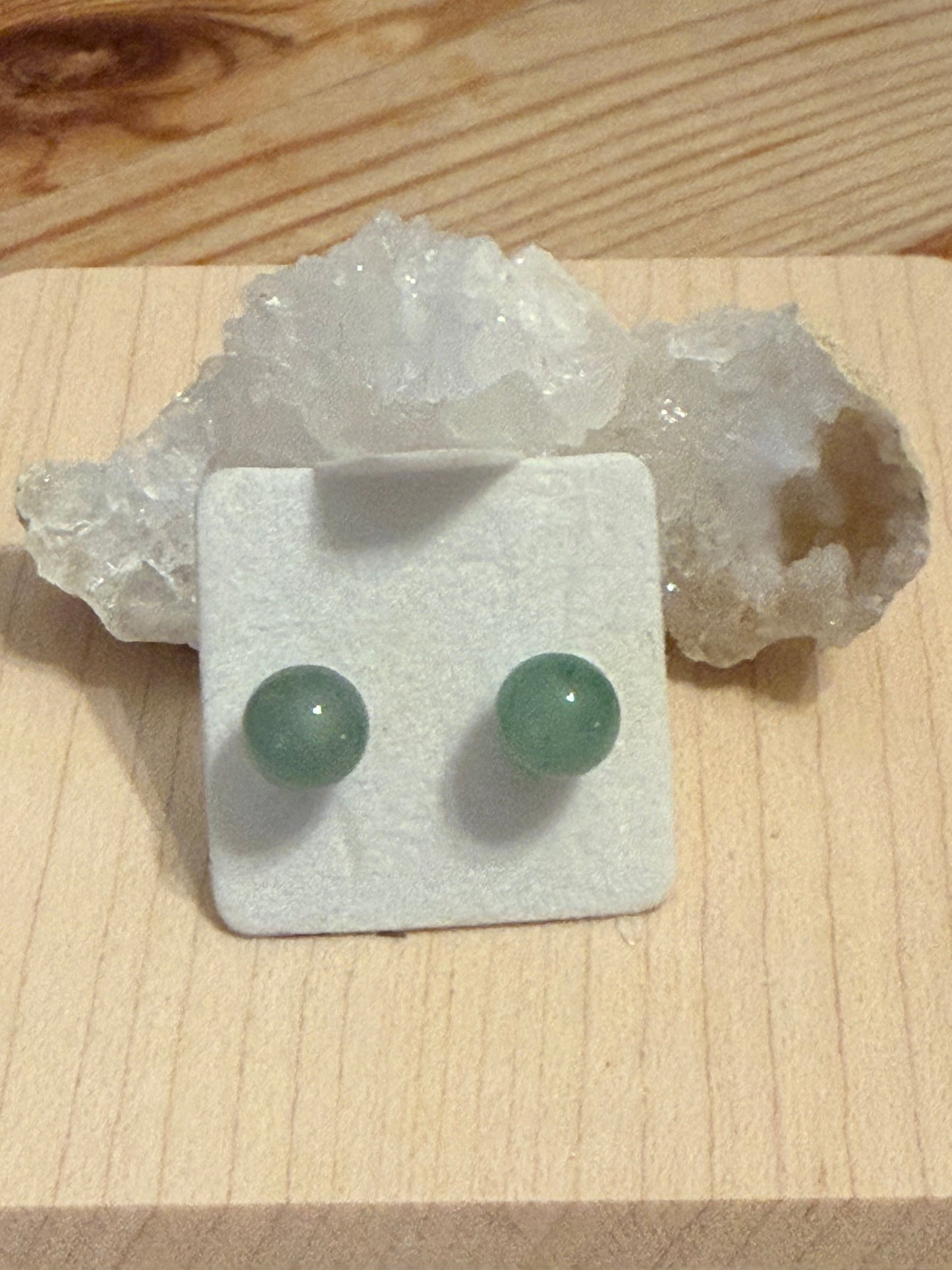 Semiprecious Gemstone Stud Earrings