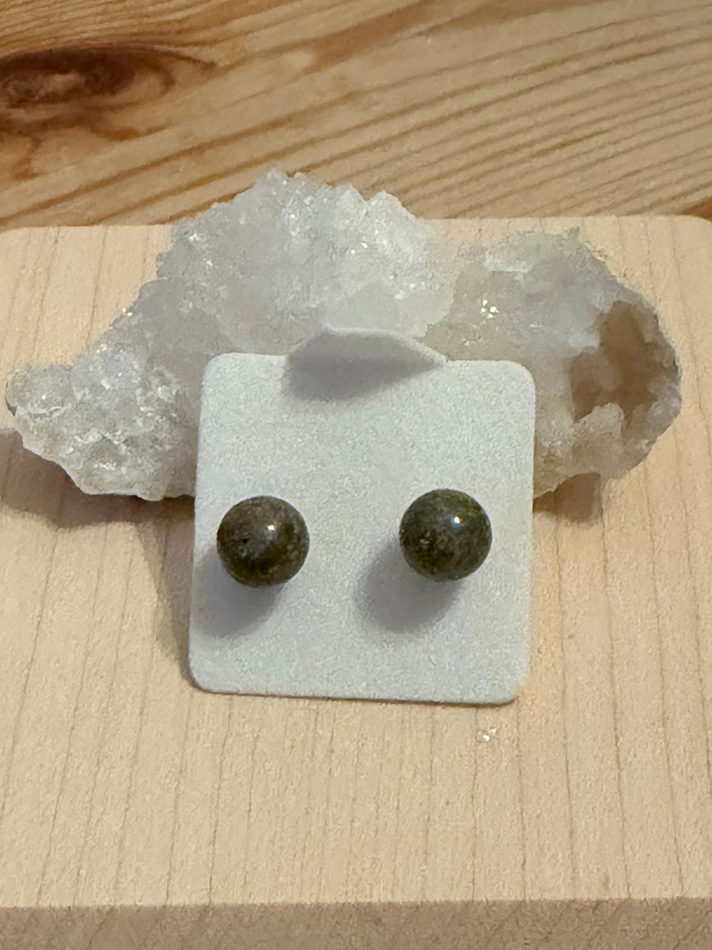 Semiprecious Gemstone Stud Earrings