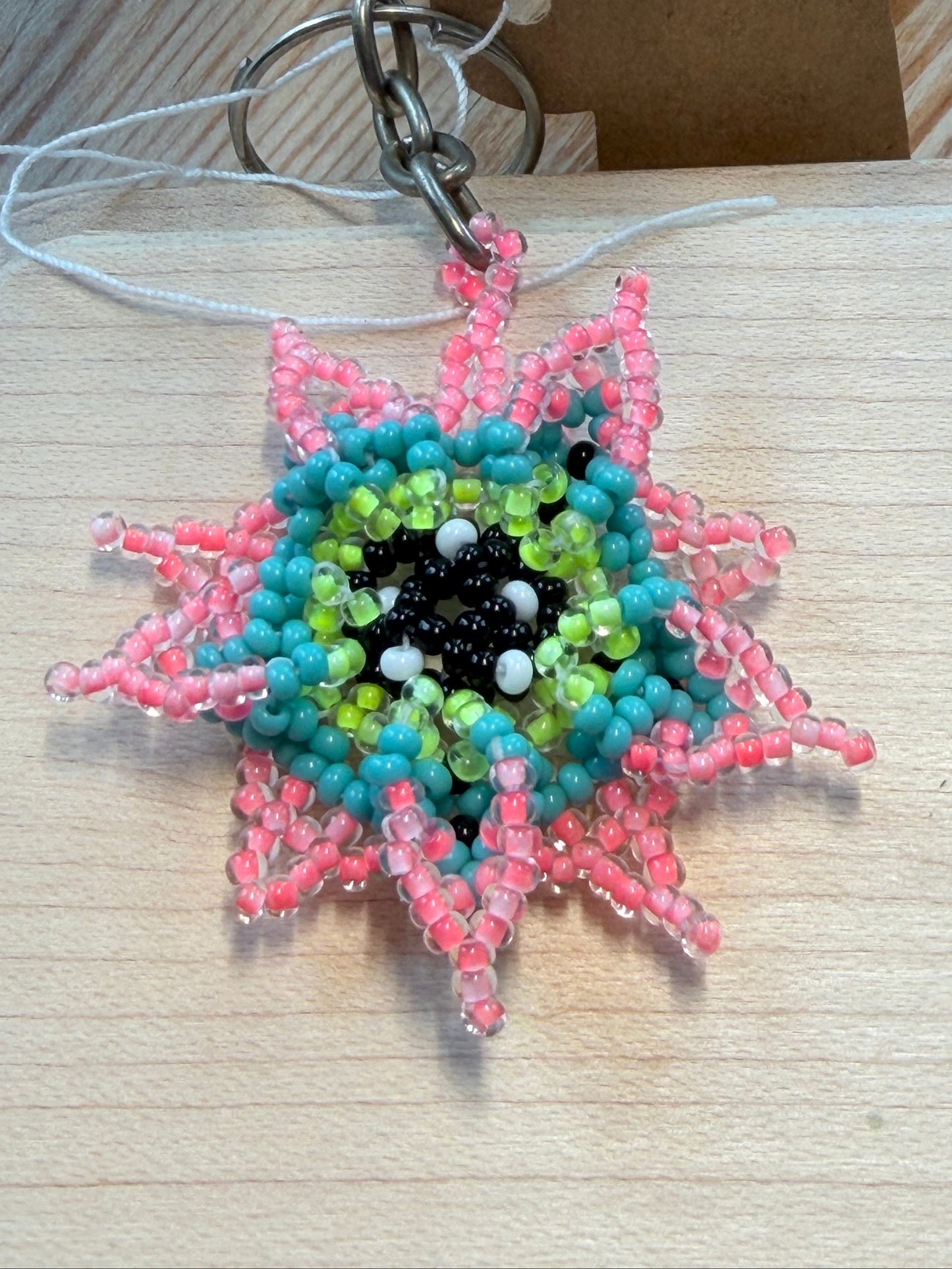 Handmade Guatemalan Beaded Flowers - Mini Decor