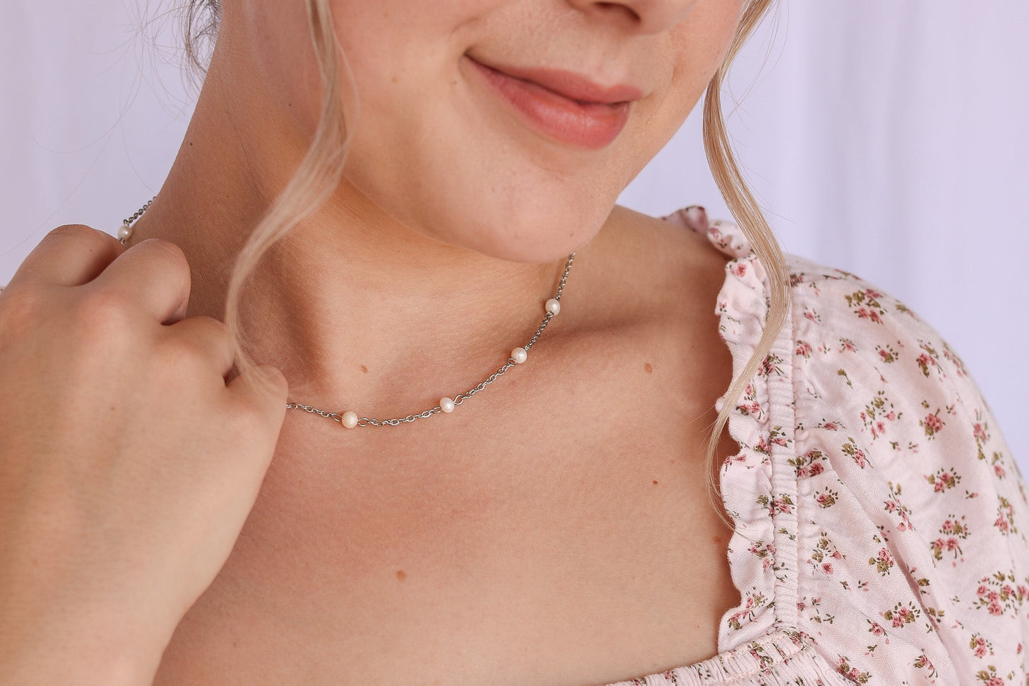 Evelynn Pearl Necklace