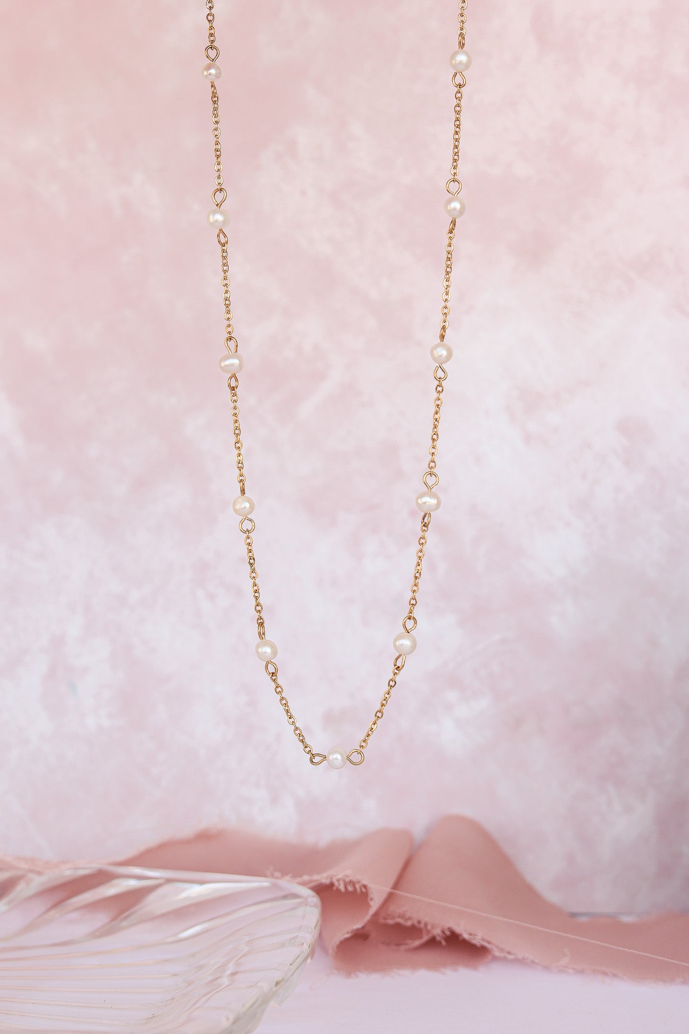 Evelynn Pearl Necklace