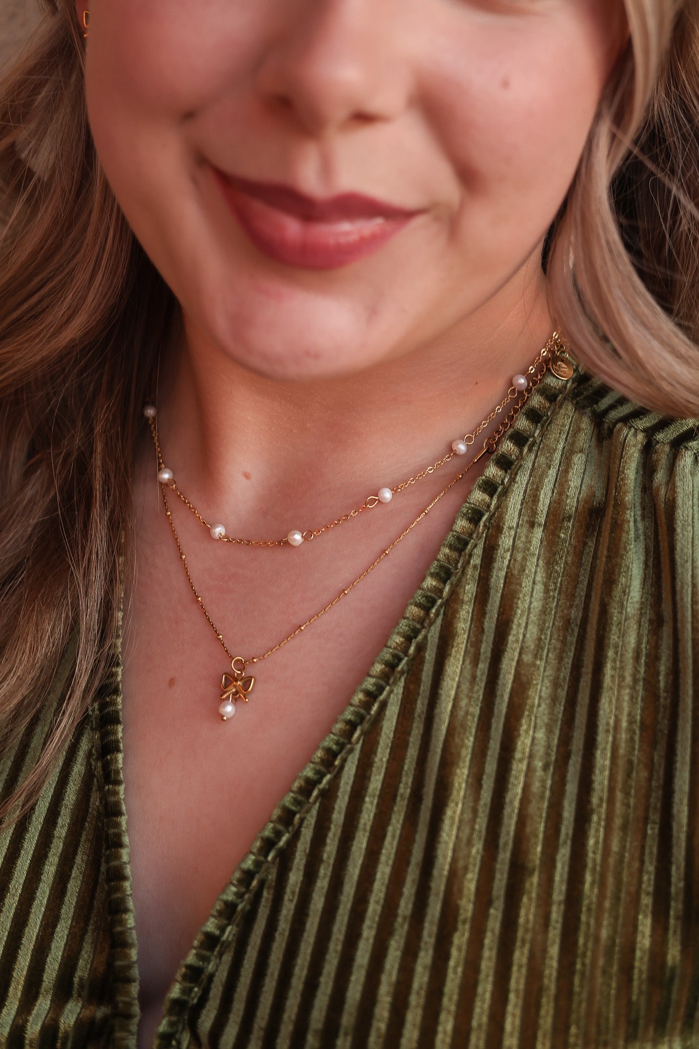 Evelynn Pearl Necklace