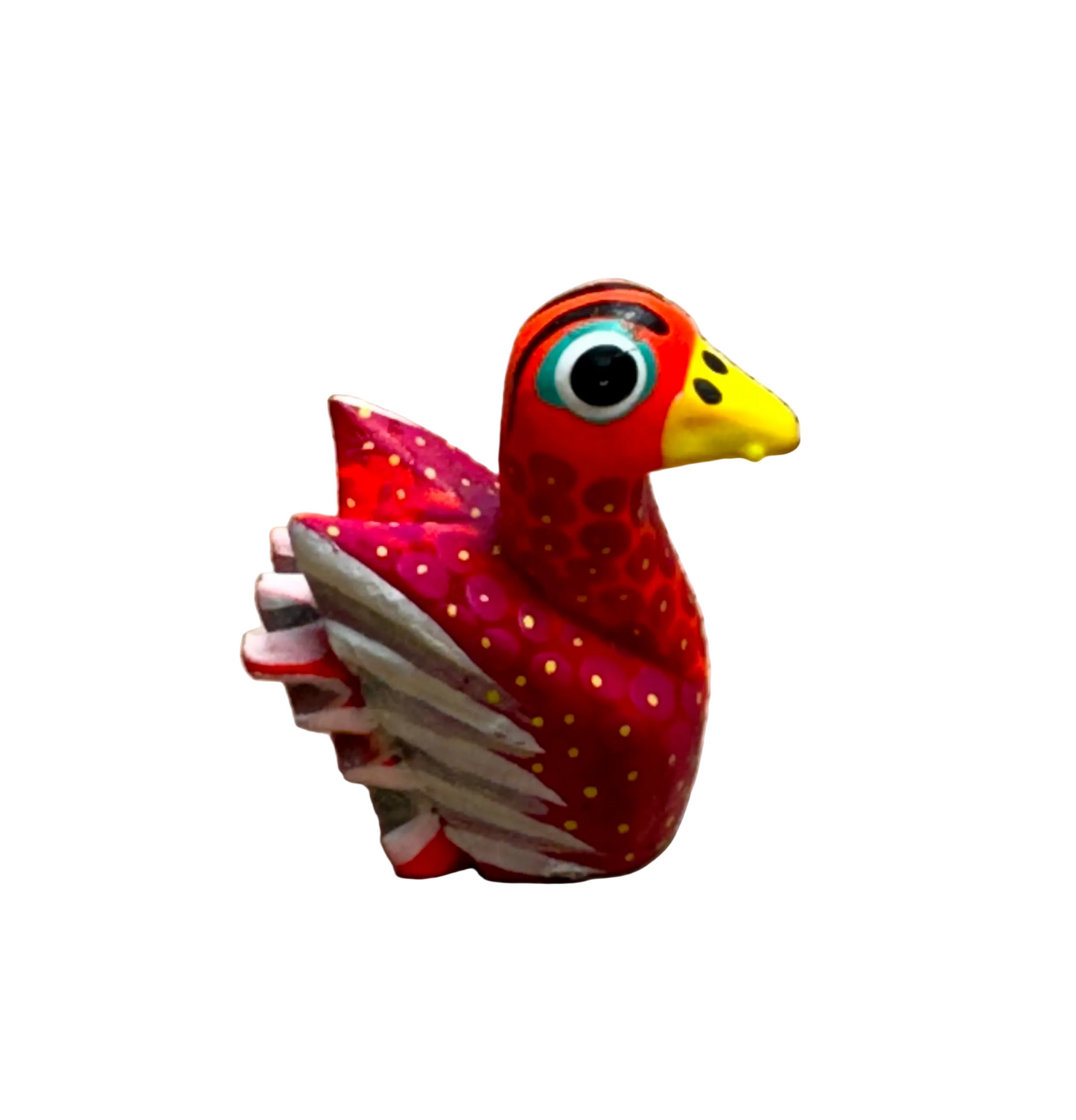Alebrije - Colorful Wooden Swan 1" X 1"