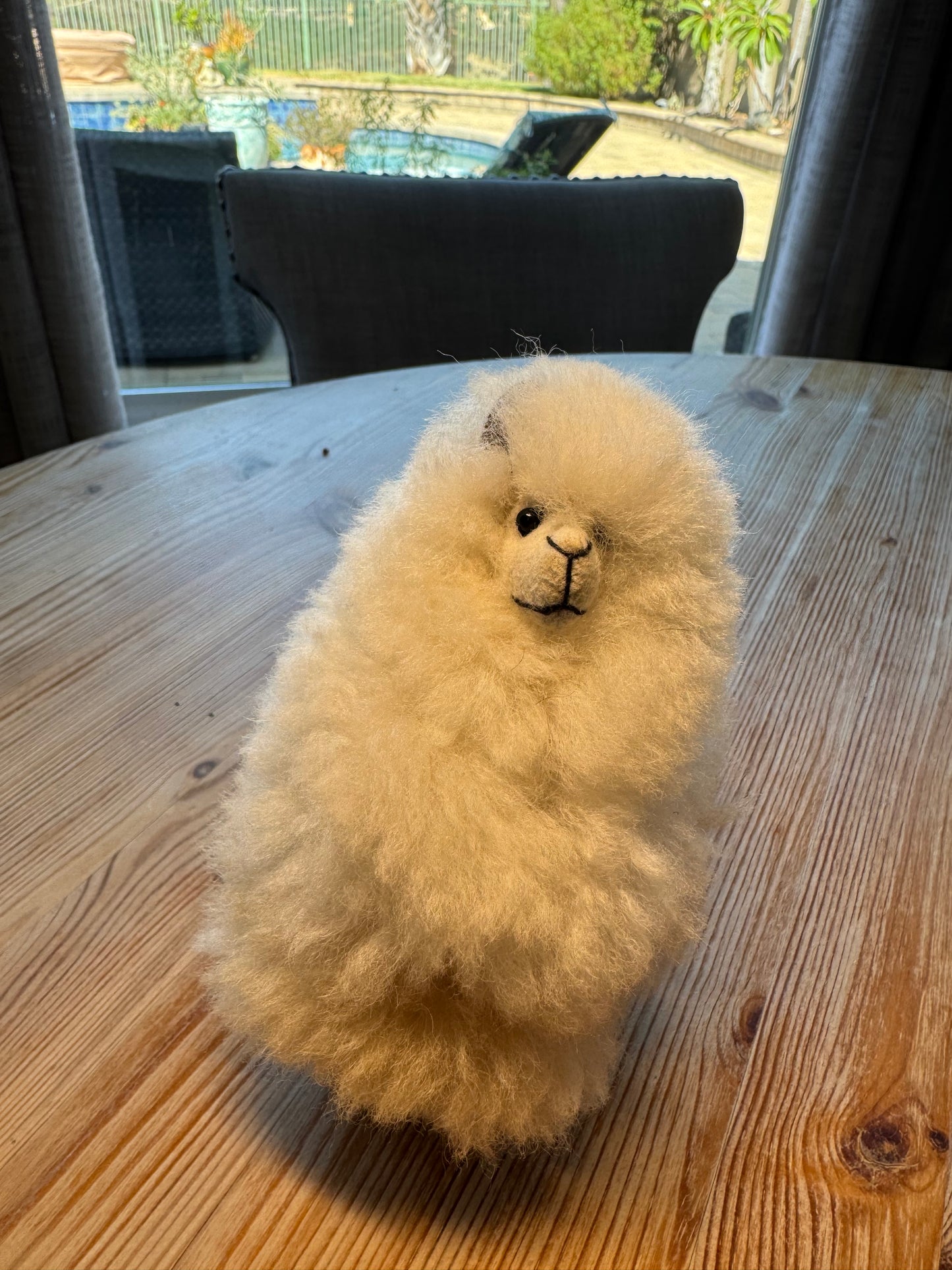 Alpaca Doll - Made with Peruvian Alpaca Wool 5" X 6"