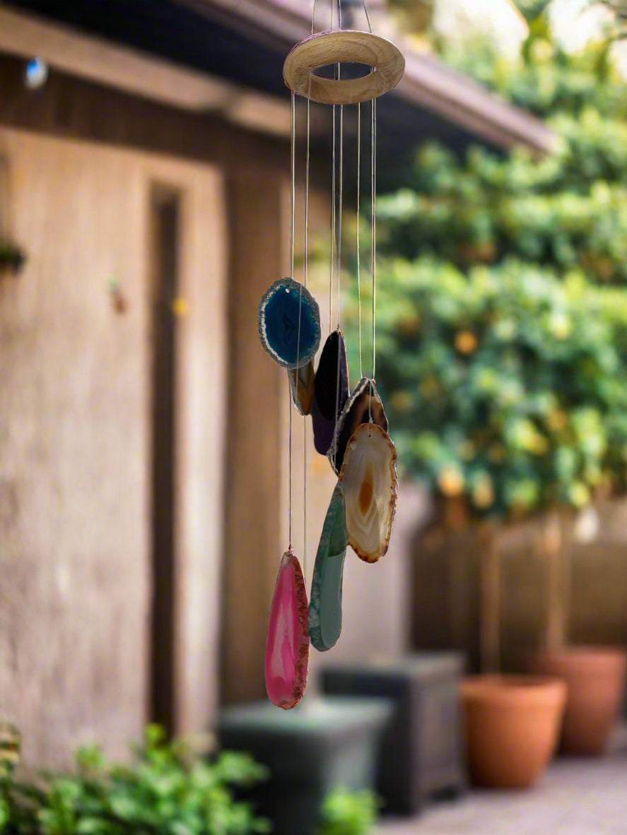 Large 7 pc. Agate Wind Chime