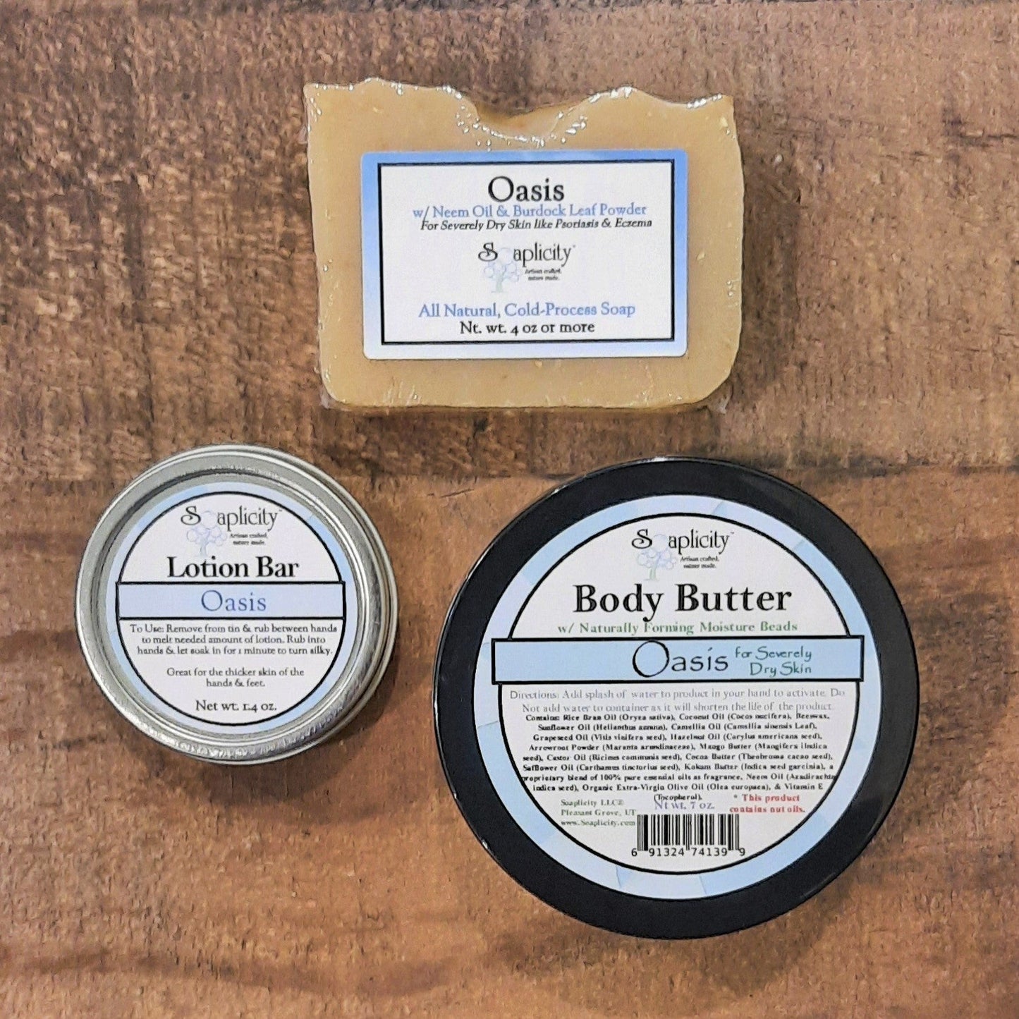 Oasis Skin Relief Bundles – Natural Care for Severely Dry Skin