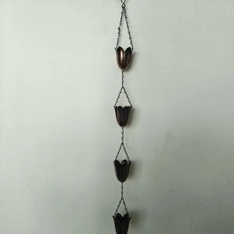 Japanese Rain Chain – Metal Decorative Gutter Chain for Garden & Courtyard