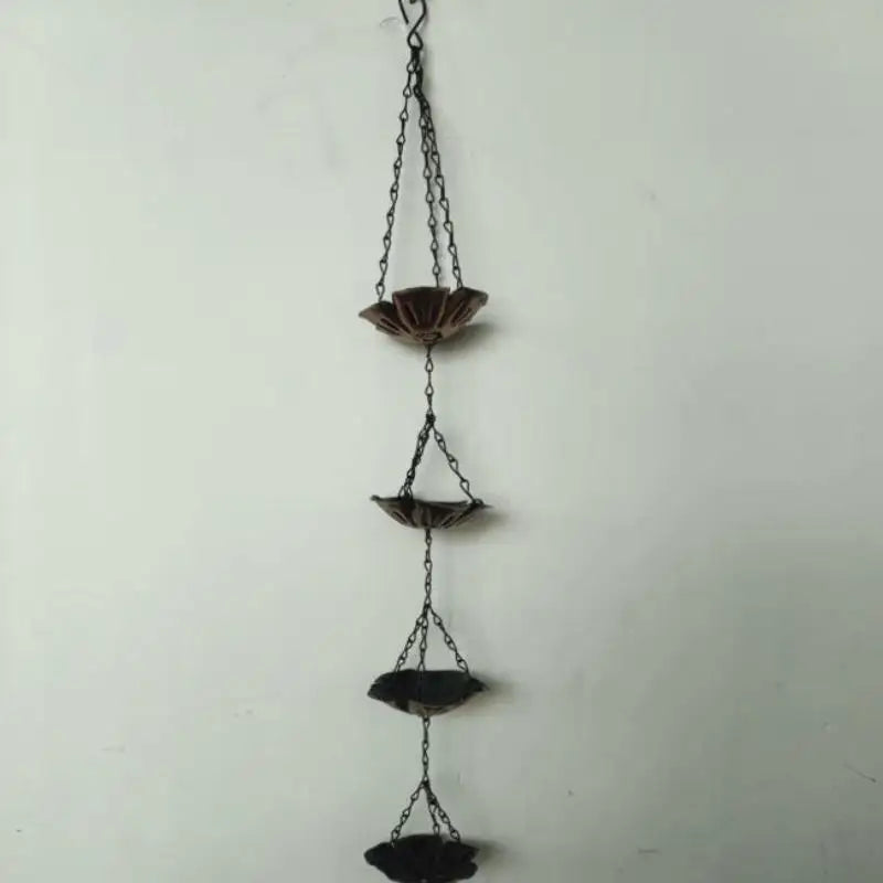 Japanese Rain Chain – Metal Decorative Gutter Chain for Garden & Courtyard