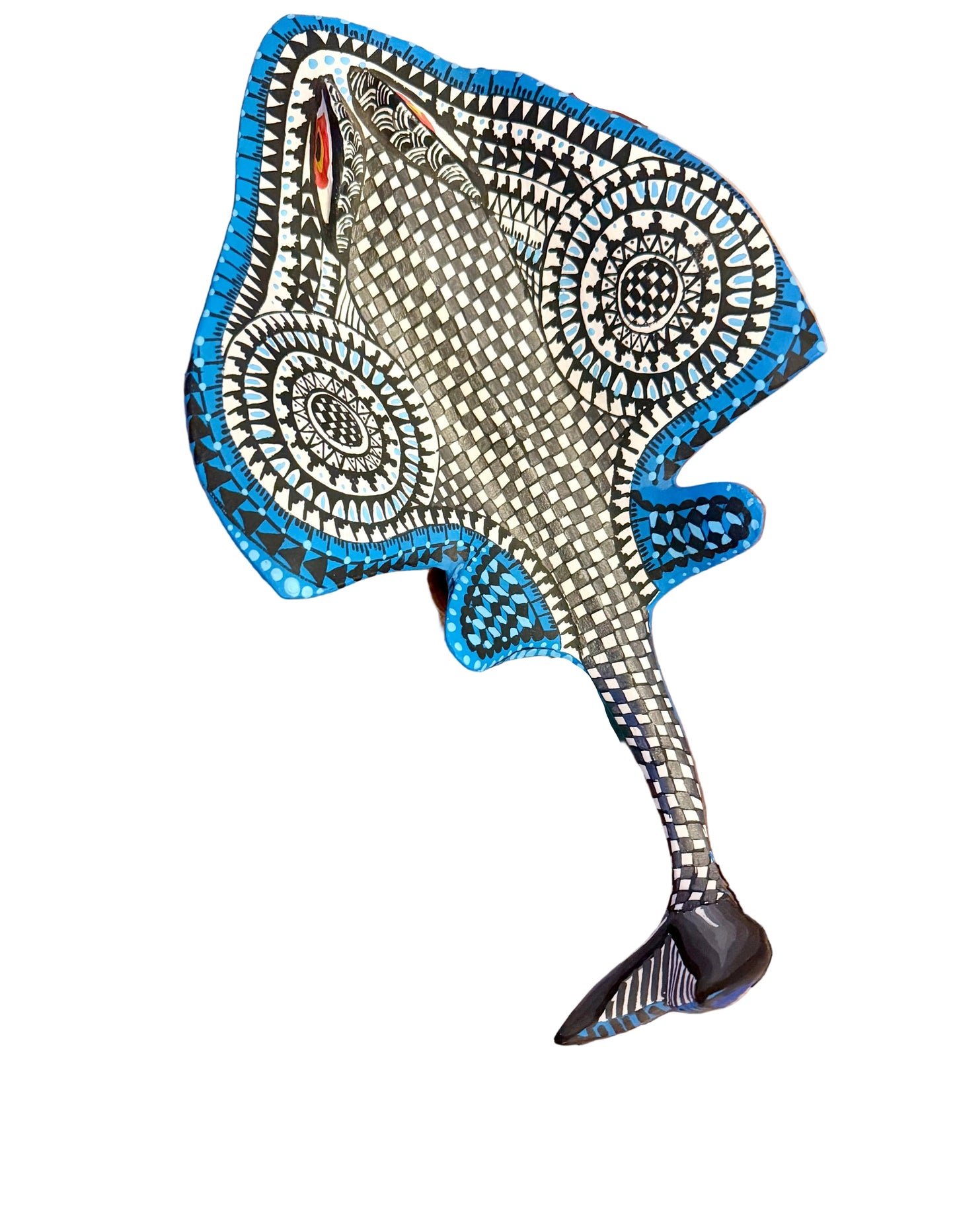 Oaxacan Alebrije - Hand-Painted Stingray