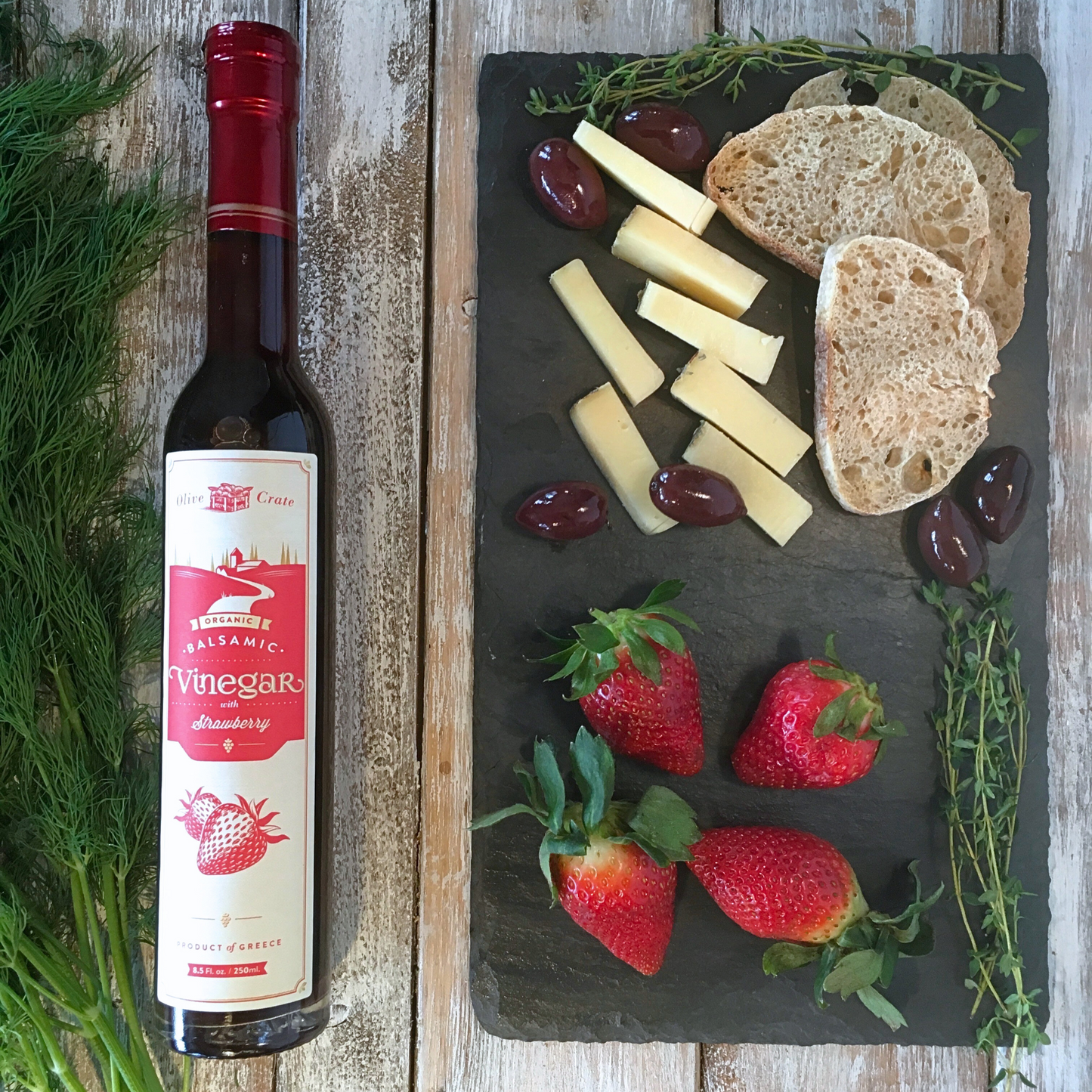 100% Organic Balsamic Vinegar with Strawberry