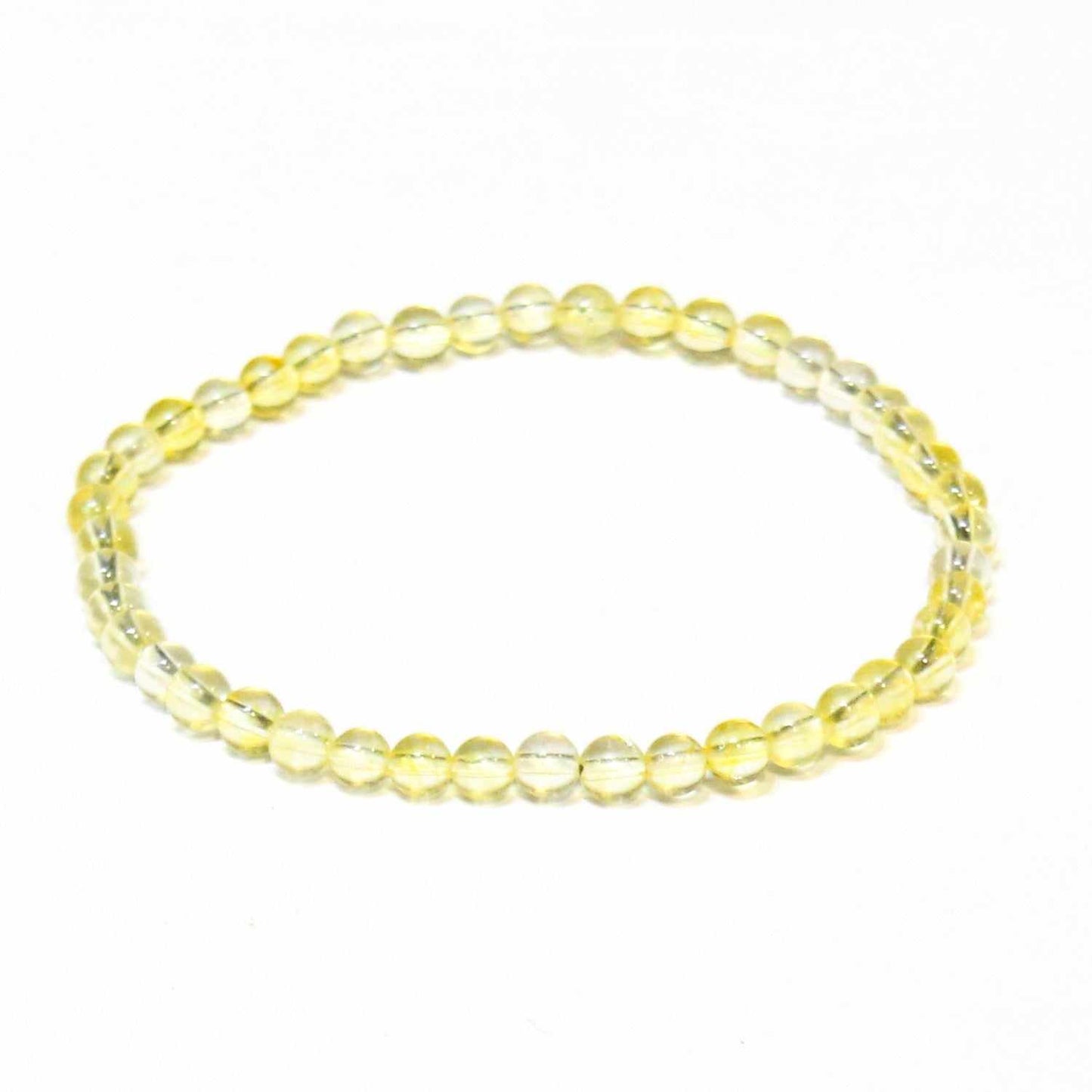 Citrine Round Bead Bracelet | Abundance & Manifestation Crystal