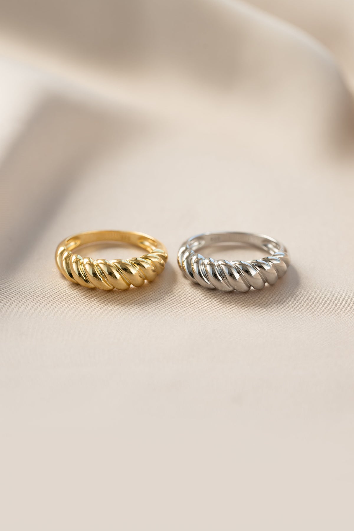 Croissant Dome Ring