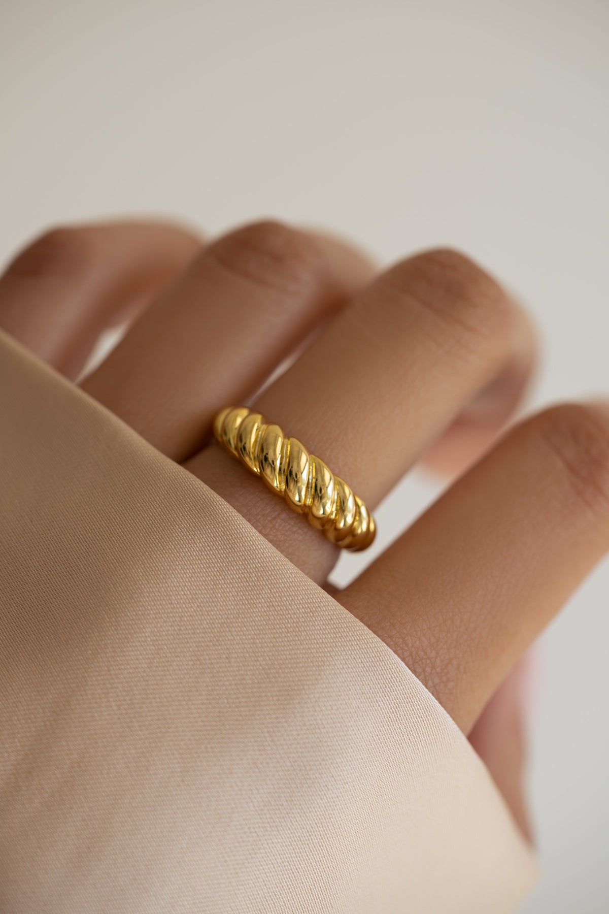 Croissant Dome Ring