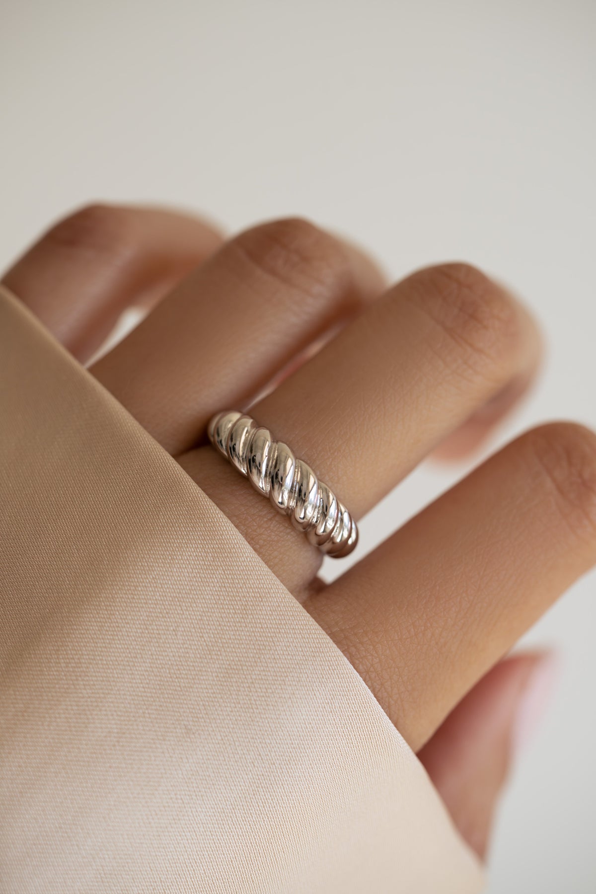 Croissant Dome Ring