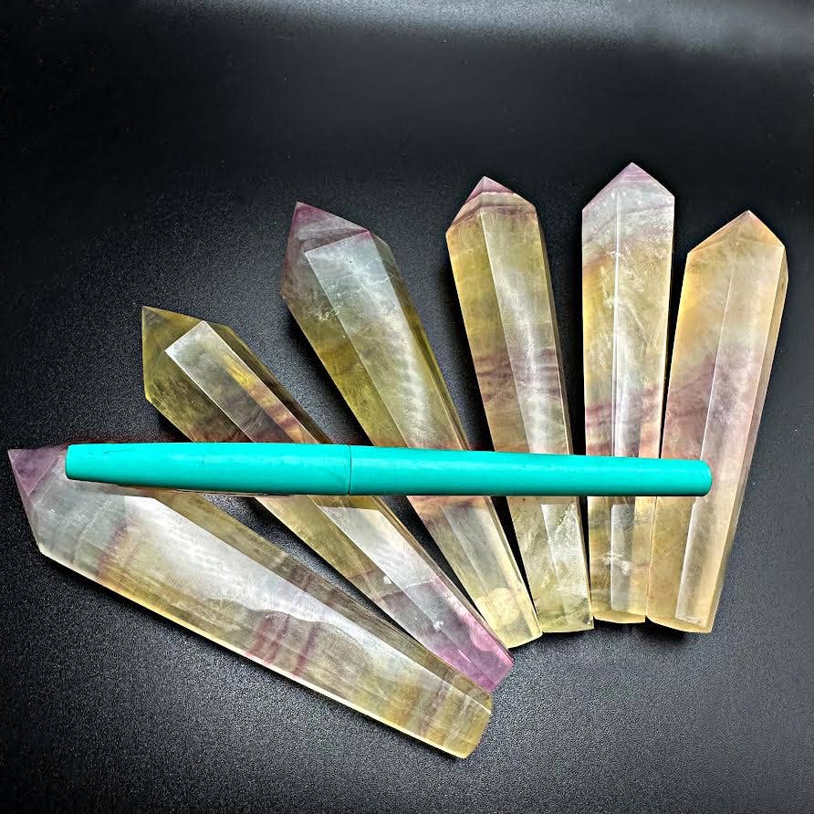 Yellow Candy Fluorite Wand