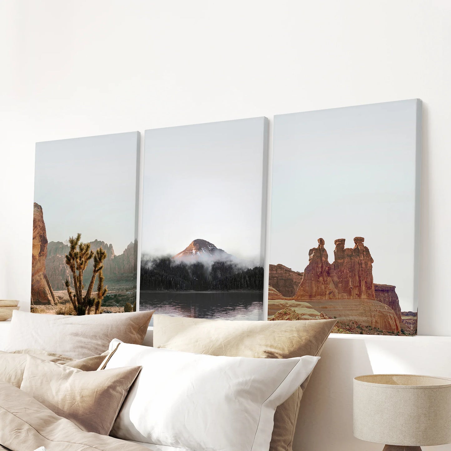 Southwest Desert Wall Art Set of 3 | Canyon, Red Rock & Desert Landscape Prints