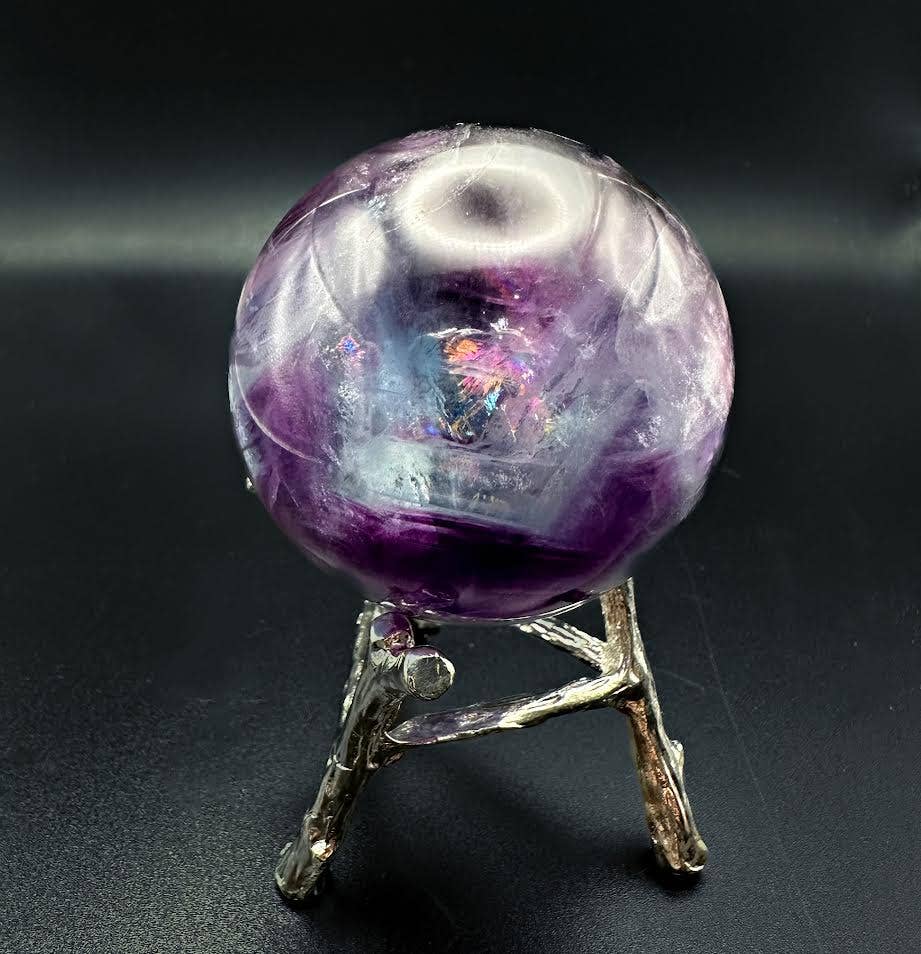 Rainbow Fluorite Sphere