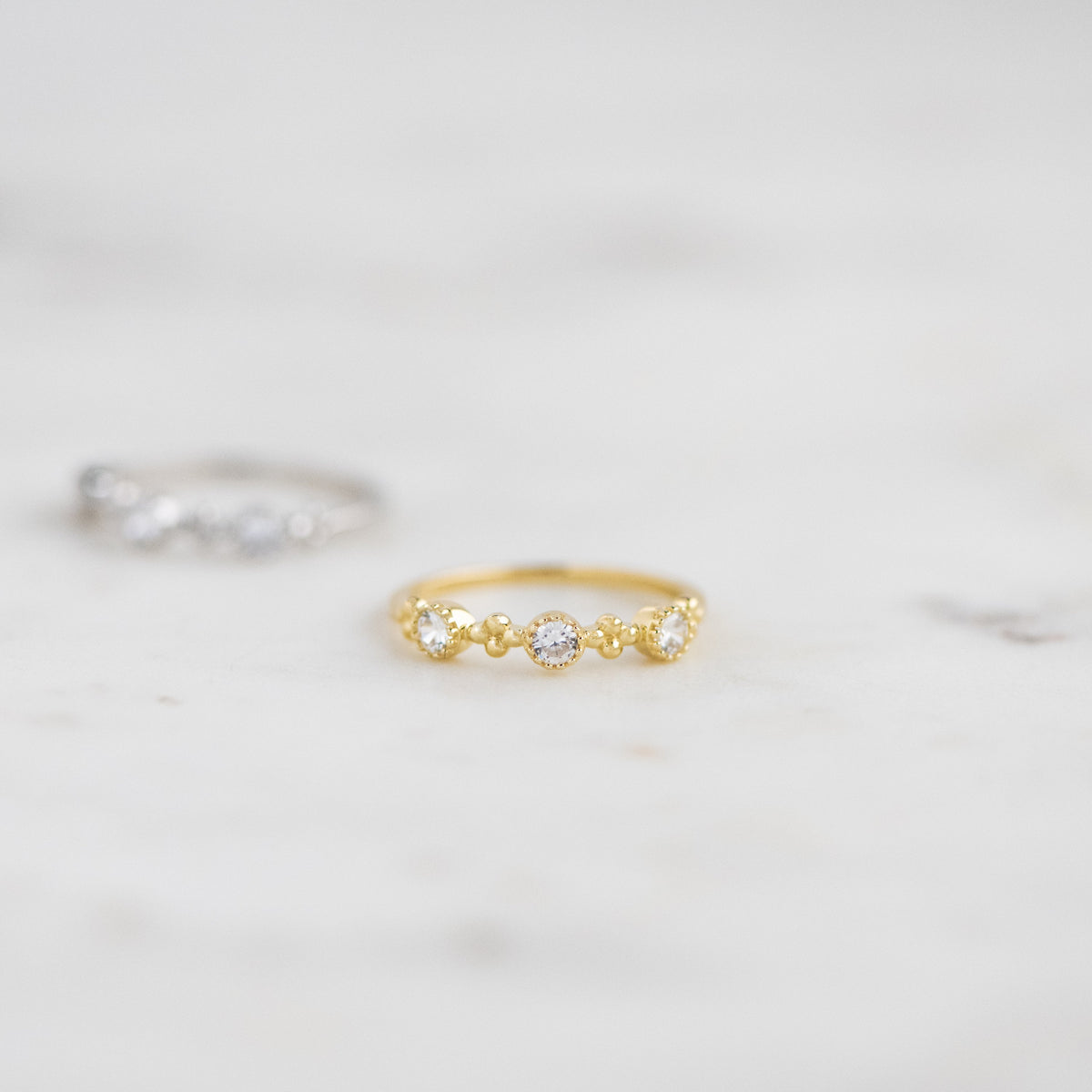 Olivia Sterling Silver Stacking Ring