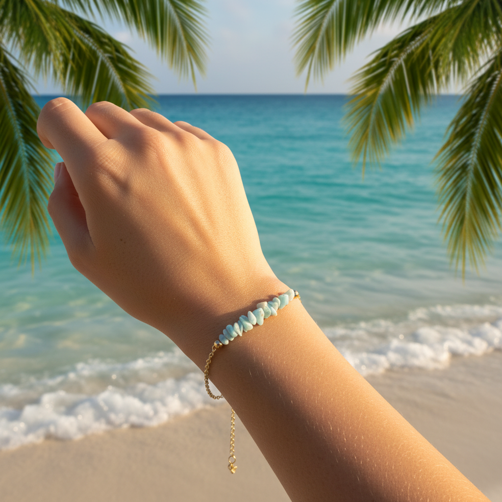 Larimar Bracelet - Caribbean Lifestyle