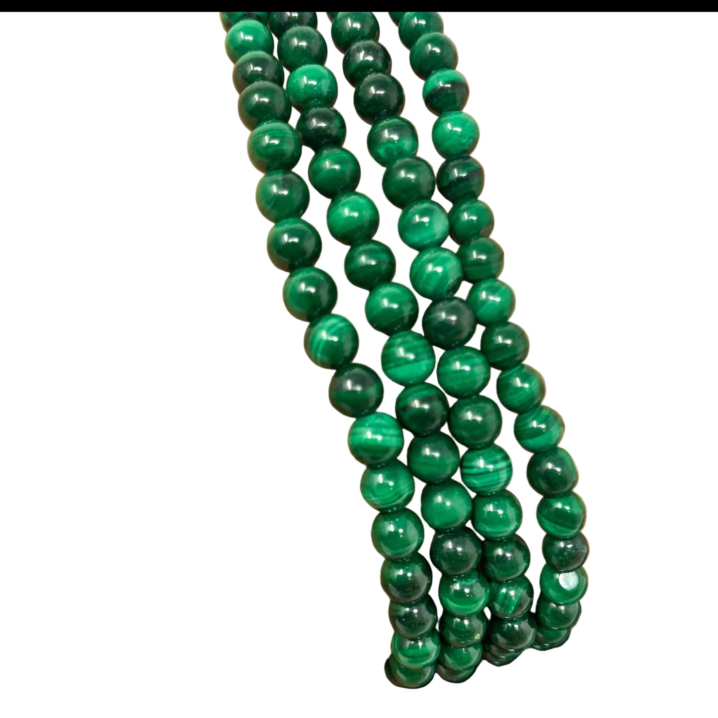 4mm Malachite Bracelet- 1 bracelet