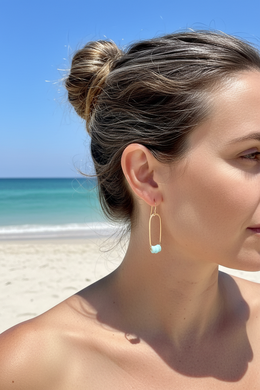 Parachute Hoops Larimar - Beach Lifestyle Variation 2