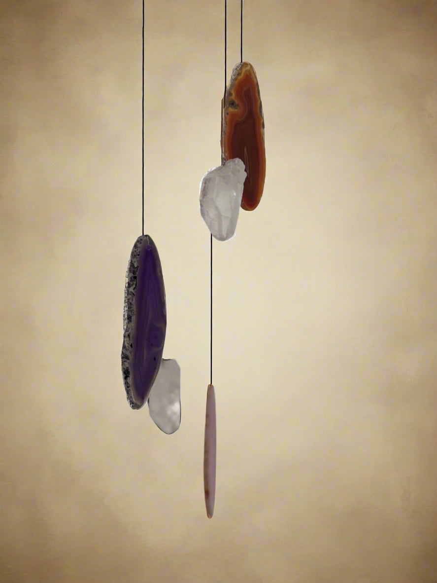Quartz & Agate 5 pc. Wind Chime